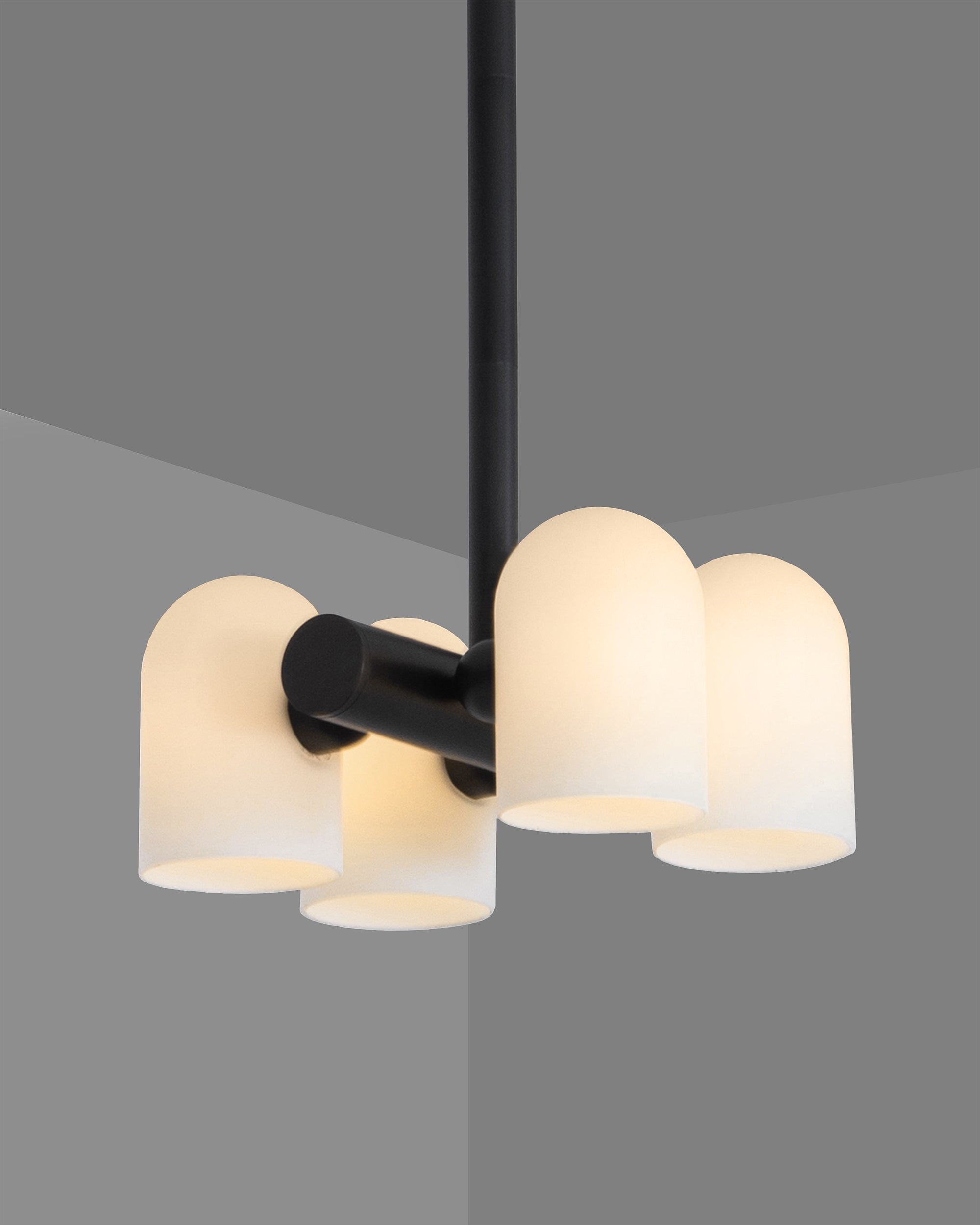 Schwung Odyssey 4 Black Gunmetal Chandelier